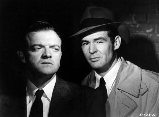 Van Heflin and Robert Ryan