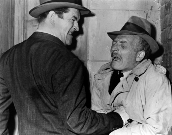 Ted de Corsia and Everett Sloane